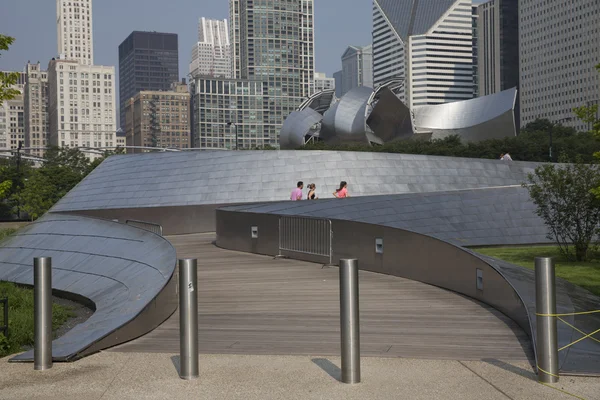 Genel kan basıncı geçit Millenium Park Chicago, Il — Stok fotoğraf