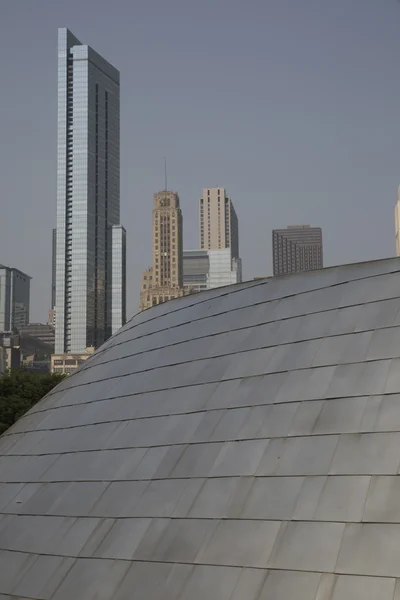 Passarela pública da BP no Millenium park em Chicago, IL — Fotografia de Stock