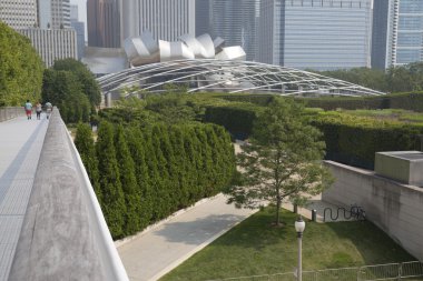 Chicago, Il Nichols Bridgeway. Millennium Parkı.