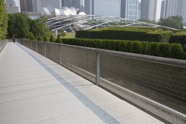 Chicago, Il Nichols Bridgeway. Millennium Parkı.