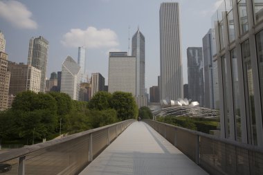 Chicago, Il Nichols Bridgeway. Millennium Parkı.