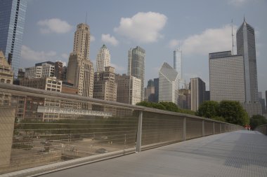 Chicago, Il Nichols Bridgeway. Millennium Parkı.