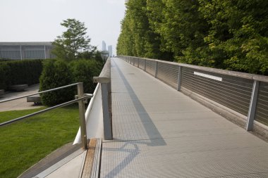Chicago, Il Nichols Bridgeway. Millennium Parkı.