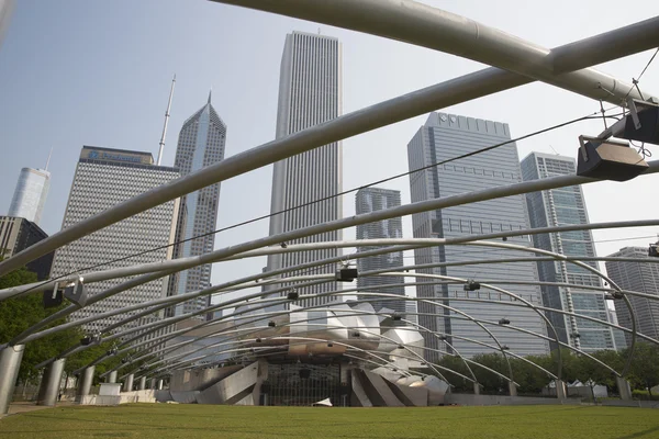 Pabellón Jay Pritzker en Millenium Park Chicago — Foto de Stock