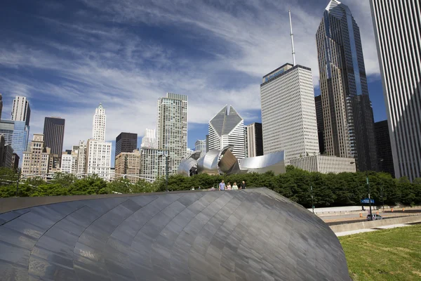 Pasarela pública BP en Millenium park Chicago — Foto de Stock