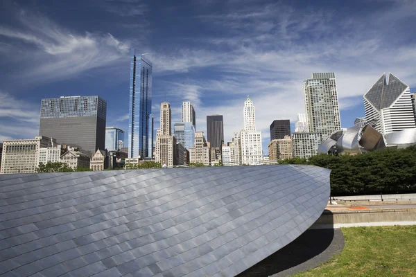 Passarela pública da BP no Millenium park Chicago — Fotografia de Stock