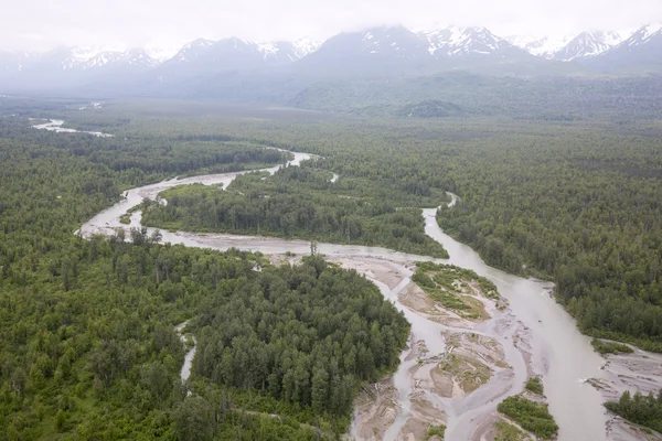 Alaska Wilderness havadan görünümü — Stok fotoğraf