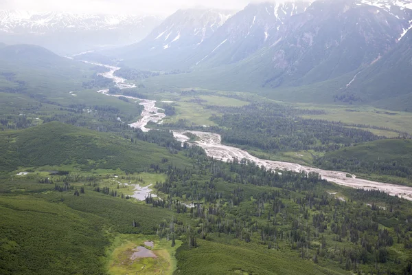 Alaska Wilderness havadan görünümü — Stok fotoğraf