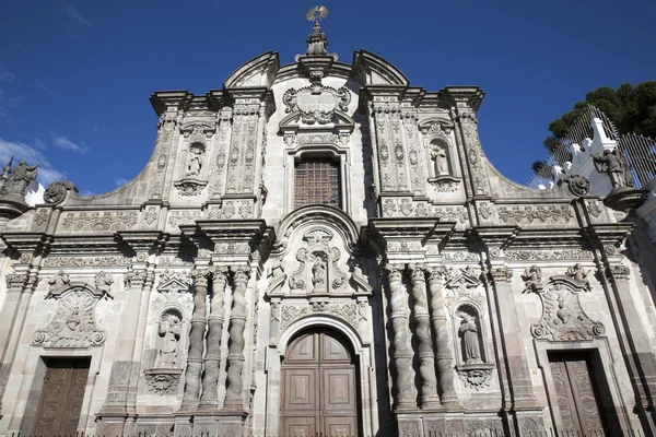 Igreja Jesuíta de La Compania em Quito, Equador . — Fotografia de Stock