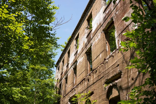 Скелетированные Останки Отеля Catskills Overlook Mountain House Принимают Туристов Которые — стоковое фото