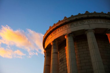Vincennes, Indiana 'daki George Rogers Clark Ulusal Tarih Parkı. Wabash Nehri kıyısında. Fort Sackville' de olduğuna inanılıyor.. 