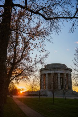Vincennes, Indiana 'daki George Rogers Clark Ulusal Tarih Parkı. Wabash Nehri kıyısında. Fort Sackville' de olduğuna inanılıyor.. 