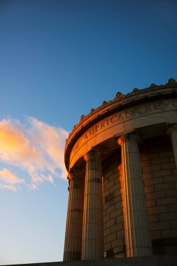 Vincennes, Indiana 'daki George Rogers Clark Ulusal Tarih Parkı. Wabash Nehri kıyısında. Fort Sackville' de olduğuna inanılıyor.. 
