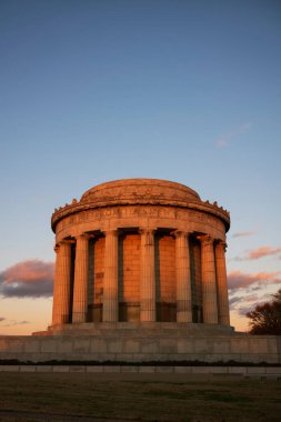 Vincennes, Indiana 'daki George Rogers Clark Ulusal Tarih Parkı. Wabash Nehri kıyısında. Fort Sackville' de olduğuna inanılıyor.. 
