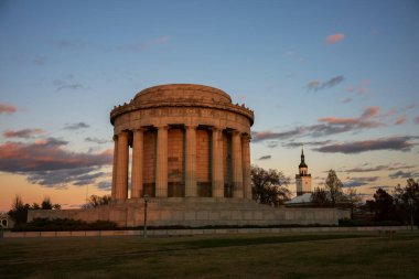 Vincennes, Indiana 'daki George Rogers Clark Ulusal Tarih Parkı. Wabash Nehri kıyısında. Fort Sackville' de olduğuna inanılıyor.. 
