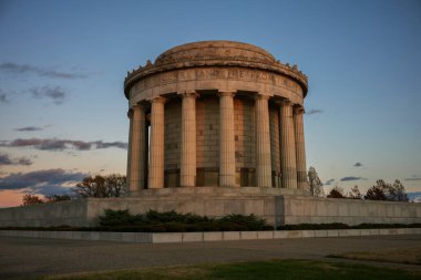 Vincennes, Indiana 'daki George Rogers Clark Ulusal Tarih Parkı. Wabash Nehri kıyısında. Fort Sackville' de olduğuna inanılıyor.. 