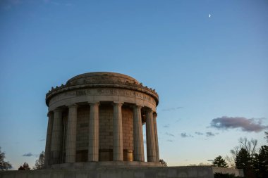 Vincennes, Indiana 'daki George Rogers Clark Ulusal Tarih Parkı. Wabash Nehri kıyısında. Fort Sackville' de olduğuna inanılıyor.. 