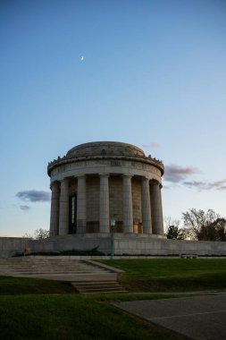Vincennes, Indiana 'daki George Rogers Clark Ulusal Tarih Parkı. Wabash Nehri kıyısında. Fort Sackville' de olduğuna inanılıyor.. 