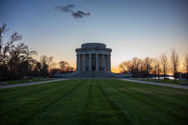 Vincennes, Indiana 'daki George Rogers Clark Ulusal Tarih Parkı. Wabash Nehri kıyısında. Fort Sackville' de olduğuna inanılıyor.. 