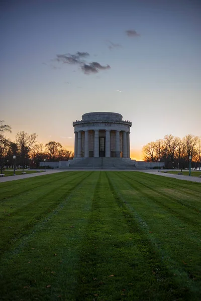 Vincennes, Indiana 'daki George Rogers Clark Ulusal Tarih Parkı. Wabash Nehri kıyısında. Fort Sackville' de olduğuna inanılıyor.. 