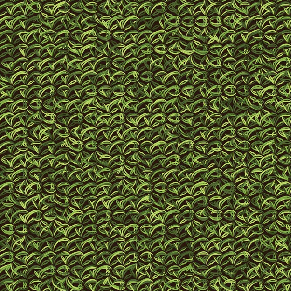 녹색 잎 질감없는 벡터 패턴 — 스톡 벡터