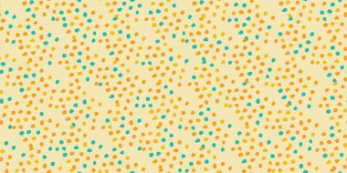 dağınık el çizilmiş noktalar kusursuz vektör deseni