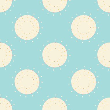 Büyük hafif benekli noktalar pürüzsüz vektör deseni