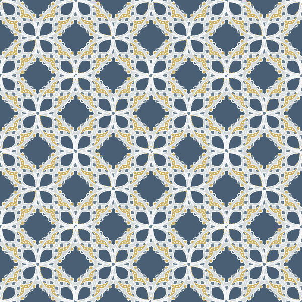 A geo richelieu cutwork embroidery vector pattern