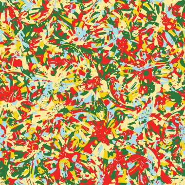 Renkli bir soyut şekil, kusursuz vektör deseni oluşturur