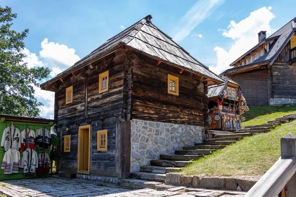 Mokra Gora Serbia July 2020 Mecavnik Drvengrad Village Mokra Gora — Stock Photo, Image