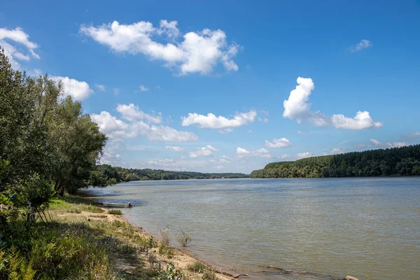 Río Danubio Cerca Del Pueblo Banostor Serbia — Foto de Stock