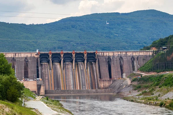 Presa Una Central Hidroeléctrica Bajina Basta Serbia —  Fotos de Stock