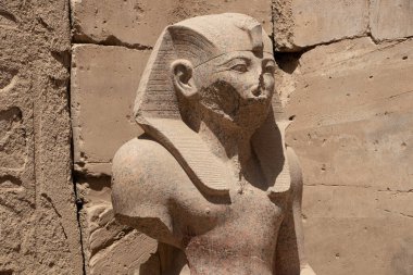 Firavun Thutmose III Lüksör, Mısır 'daki Karnak Tapınağı Kompleksi' nde.