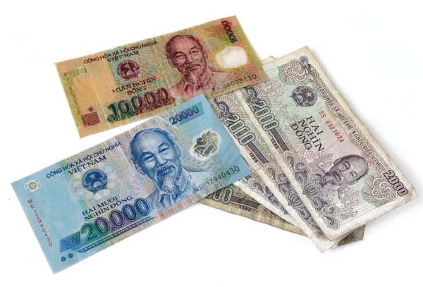 Papel moneda vietnamita —  Fotos de Stock