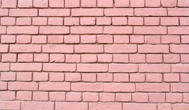 Kırmızı arka plan, hatta harç izi olmayan tuğlalar.,