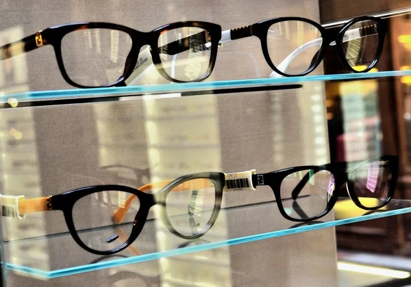 Prodej brýlových rámů Stock Fotografie