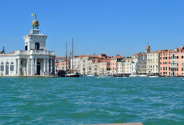 Grand Canal i Venedig - Stock-foto