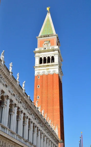 Bell Tower Defe san marco Benátky — Stock fotografie