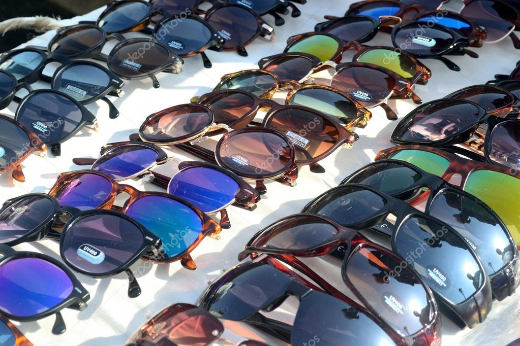 Uretfærdighed jubilæum presse Sunglasses in different shapes and colors Stock Photo by ©avtor_hell  54813517