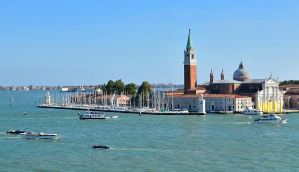 Katedral San Giorgio Maggiore i Venedig - Stock-foto