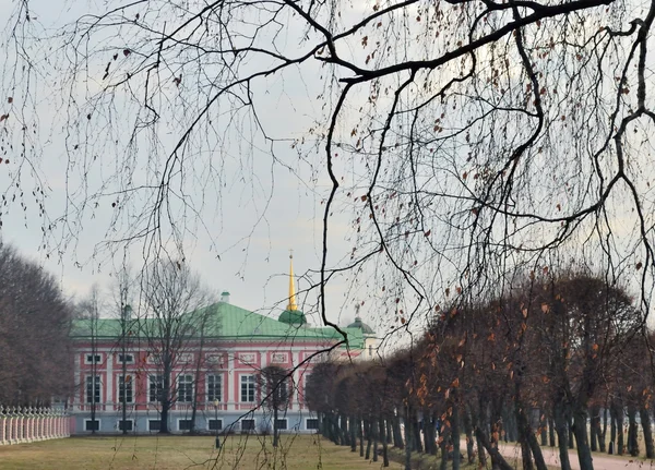 Palác v Kuskovo paláci v Moskvě — Stock fotografie