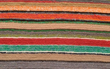 çizgili arka plan ile örme kumaş