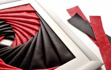 Iris katlama tekniği örneğin duvar panelleri