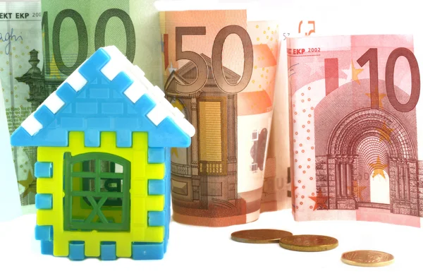 Mortgages in foreign currency concept — Stock Photo, Image