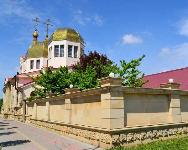 Pravoslavná církev v Grozném — Stock fotografie