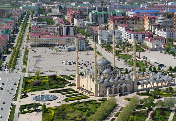 Grozny vogelvlucht bekijken — Stockfoto