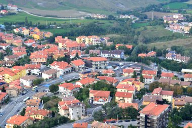 San Marino Cumhuriyeti Üstten Görünüm
