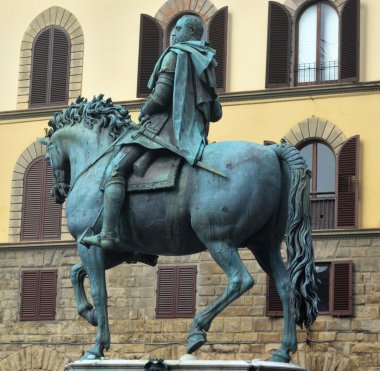 Ferdinand atlı heykeli ben de ' Medici Floransa