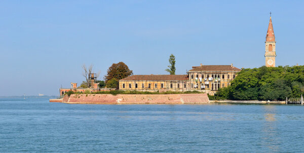 Povegliya island in Venice