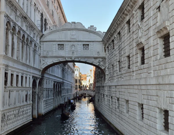 Мост Вздохов в Венеции, Италия — стоковое фото